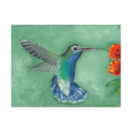 Alicia Ludwig 'Fresco Hummingbird I' Canvas Art,24x32